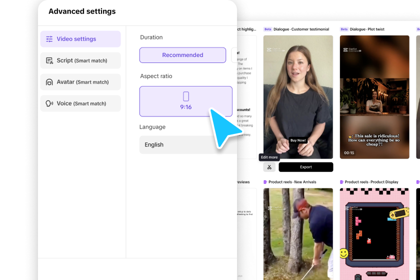 I-customize ang mga setting ng video